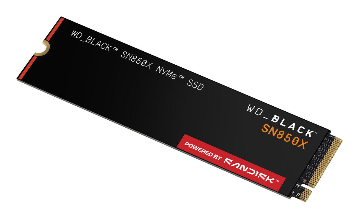 WD SSD Interno Black SN850X 4TB M.2 2280 NVMe, Lectura 7300MB/s, Escritura 6600MB/s, TBW 2400