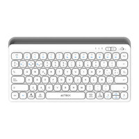 Teclado ACTECK Multidispositivo Inspire TrekTI737 / 2.4 MHz + 2 modos BT / Tamaño 65% / Teclas de Membrana Tipo Tijera