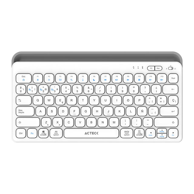 Teclado ACTECK Multidispositivo Inspire TrekTI737  / 2.4 MHz + 2 modos BT  / Tamaño 65% / Teclas de Membrana Tipo Tijera