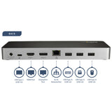 StarTech.com DK30CHDDPPD Laptop Alámbrico USB 3.2 Gen 1 (3.1 Gen 1) Type-C 4 Si