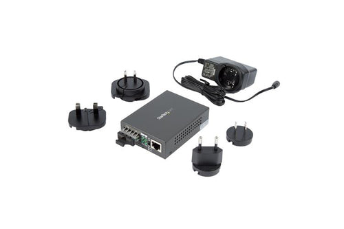 StarTech.com MCMGBSCSM10 Convertidores de red 1000 Mbit/s 10Base-T, 100Base-TX, 1000Base-T 10000 m