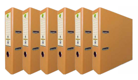 Techmakro KITCARP6DR carpeta Cartón, Cloruro de polivinilo (PVC) Oro Carta, Folder de archivo convencional, 650 hojas, 2