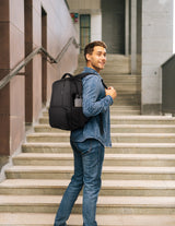TechZone TZLBP05 mochila City backpack Negro Poliéster, Urbano, Unisex, Compartimento del portátil