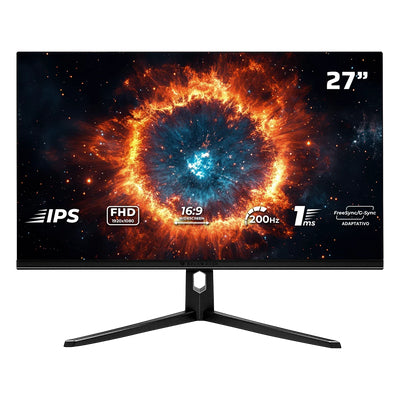 Balam Rush Ultra Earth II Plus MGM27C monitor de computadora 68.6 cm (27") 1920 x 1080 Pixeles Full HD Negro