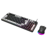 Combo Gamer BALAM RUSH 2 en 1 Alámbrico Squad Conquest KG515 / Teclado + Mouse / USB 2.0 / Mouse Óptico + 7200 DPI + Tec