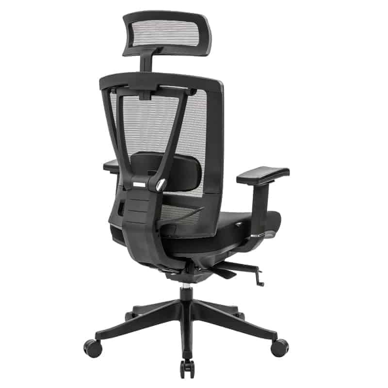 Silla Ejecutiva H1 Mesh Asiento y Estructura Negro