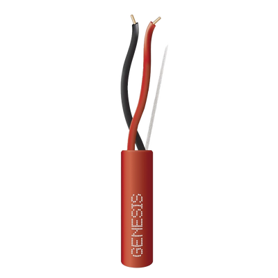 4311-1104/1000 - Cable para Incendio / 2x16 AWG / FPLR / Bobina 305 m (1000 ft) / Rojo