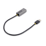 StarTech.com Adaptador USB 3.0 a Ethernet Gigabit de 10/100/1000 para Portátiles - con Cable Incorporado de 30cm - Adaptador USB a RJ45 - Adaptador Externo de Red LAN - sin Controladores tarjetas de red Alámbrico USB Ethernet 1