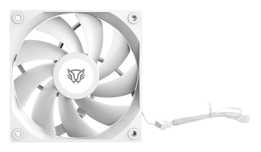 Balam Rush BR-942171 sistema de refrigeración de computadora Gabinete de la computadora Ventilador 12 cm Blanco