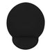 434362 - Manhattan Alfombrilla de ratón con reposamuñecas de gel, color negro, 241 × 203 × 40 mm, base antideslizante, garantía de por vida Ratón Monocromo Gel, Caucho Si Si