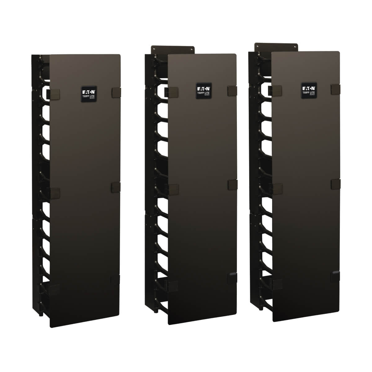 Tripp Lite SRCABLEVRT6 Sujetador de Cable Vertical de Alta Capacidad, 15.24 cm [6"] - Ducto de peine doble con tapa