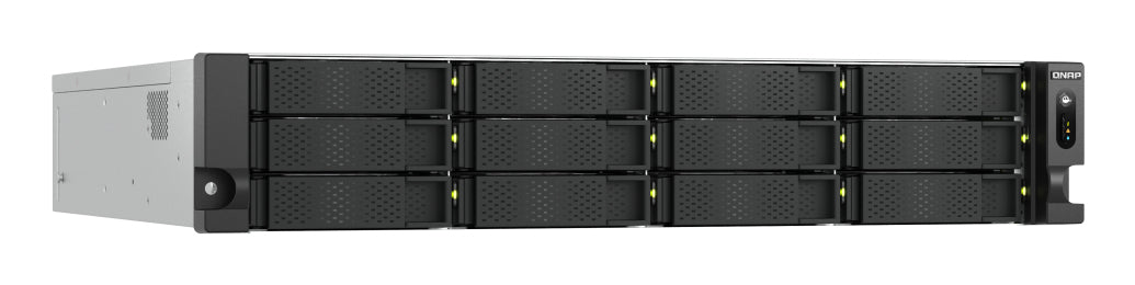 QNAP TS-h1277AXU-RP NAS Bastidor (2U) AMD Ryzen™ 7 32 GB DDR5 0 TB QNAP QTS Aluminio, Negro