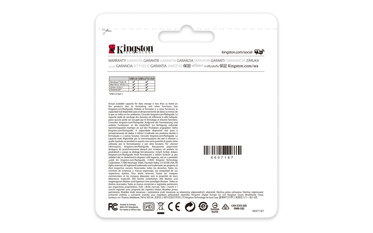 Kingston Technology Unidad Flash USB 3.2 DataTraveler Exodia Memoria Flash 128 GB USB tipo A 3.2 Gen 1 (3.1 Gen 1) Si