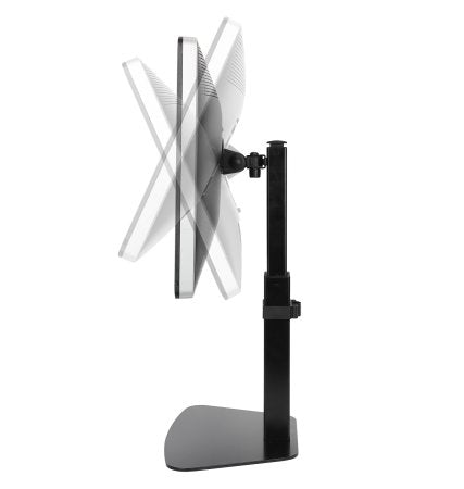 Manhattan Soporte de sobremesa para TV/monitores (Articulado de gas), inclinación/giro/rotación/altura, pantallas de 10" a 27", montaje traseros tipo