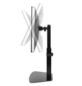 Manhattan Soporte de sobremesa para TV/monitores (Articulado de gas), inclinación/giro/rotación/altura, pantallas de 10" a 27", montaje traseros tipo