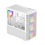 DeepCool CH560 WH carcasas ordenador ABS, Acero, Vidrio templado Midi Tower PC Blanco