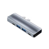 Urban Balance UB52 base para laptop o replicador de puertos Acoplamiento USB 3.2 Gen 1 (3.1 Gen 1) Type-C Plata