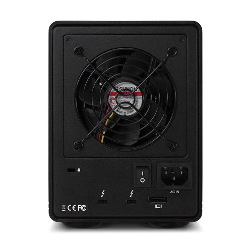 OWC ThunderBay 4 RAID unidad de disco multiple 0 TB Torre Negro