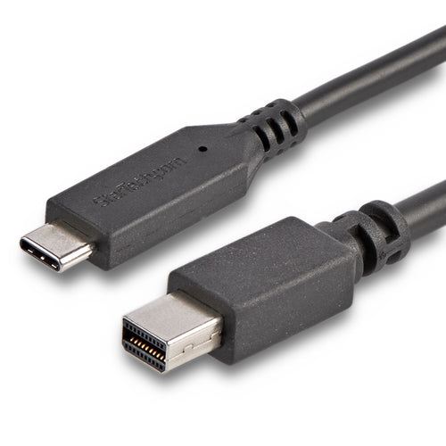 StarTech.com Cable 1,8m USB-C a Mini DisplayPort - 4K 60Hz - Black - Adaptador USB 3.1 Tipo C a mDP Adaptadores de cable