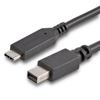 StarTech.com Cable 1,8m USB-C a Mini DisplayPort - 4K 60Hz - Black - Adaptador USB 3.1 Tipo C a mDP Adaptadores de cable