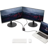 ASUS Adaptador Gráfico Externo USB 3.0 a DisplayPort Doble 4K60 DisplayLink - Cable Conversor USB 3.0 a DP de Vídeo Adap