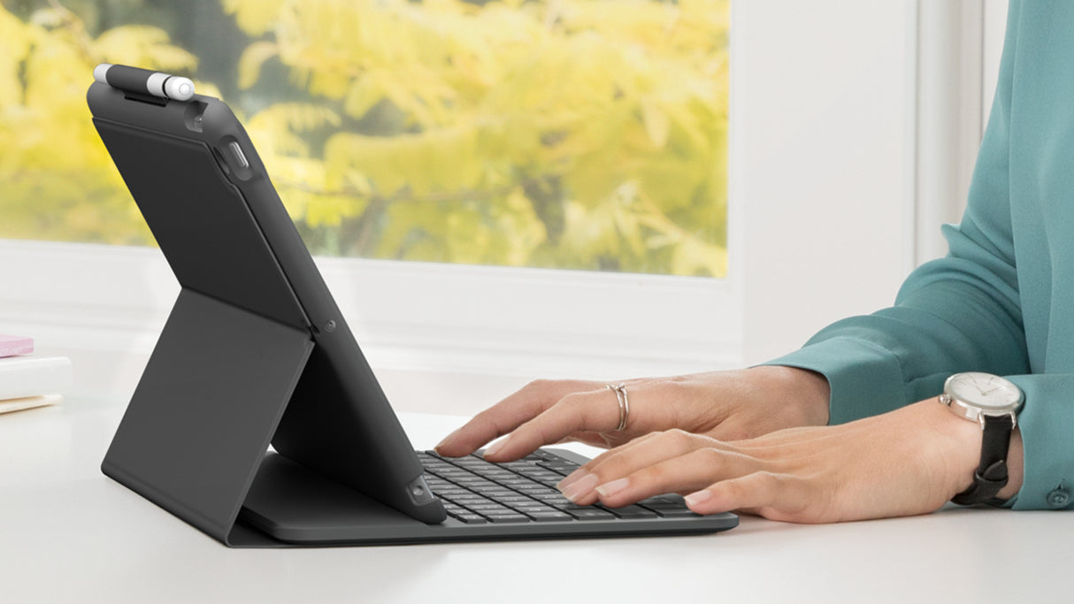 Logitech Slim Folio Teclado Inglés Si Si 1,5 mm