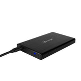 Vorago HDD-202 caja para disco duro externo Cubierta de disco duro/SSD Negro 2.5", SATA, 10 Gbit/s, Conexión USB
