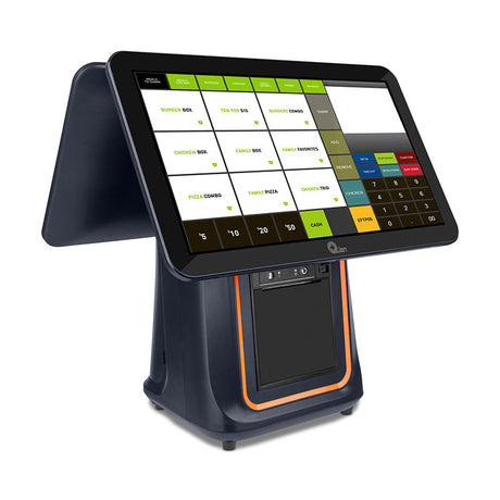 Qian QOS-A09TC-01 sistema POS RK3568 2 GHz 39.6 cm (15.6") 1366 x 768 Pixeles Pantalla táctil, 250 cd / m², Capacitiva, 