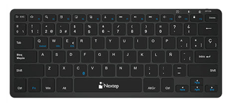 Nextep NE-415M teclado Universal Bluetooth QWERTY Negro