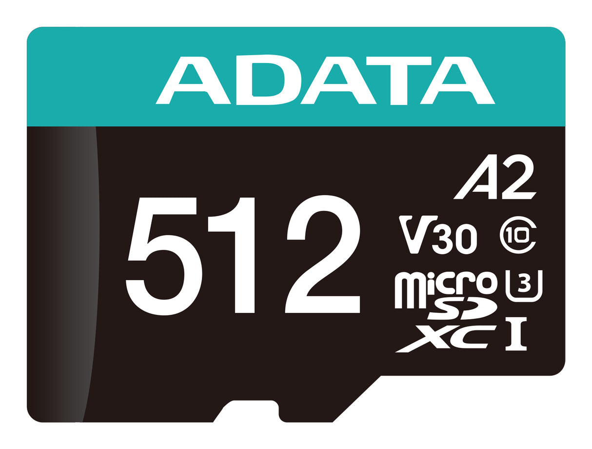 ADATA AUSDX512GUI3V30 Memoria Flash 512 GB MicroSDXC Class 1 (U1) Clase 10