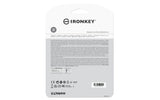 Kingston Technology 16GB IronKey Vault Privacy 50 cifrado AES-256, FIPS 197 Unidades flash USB 16 GB USB tipo A Tapa