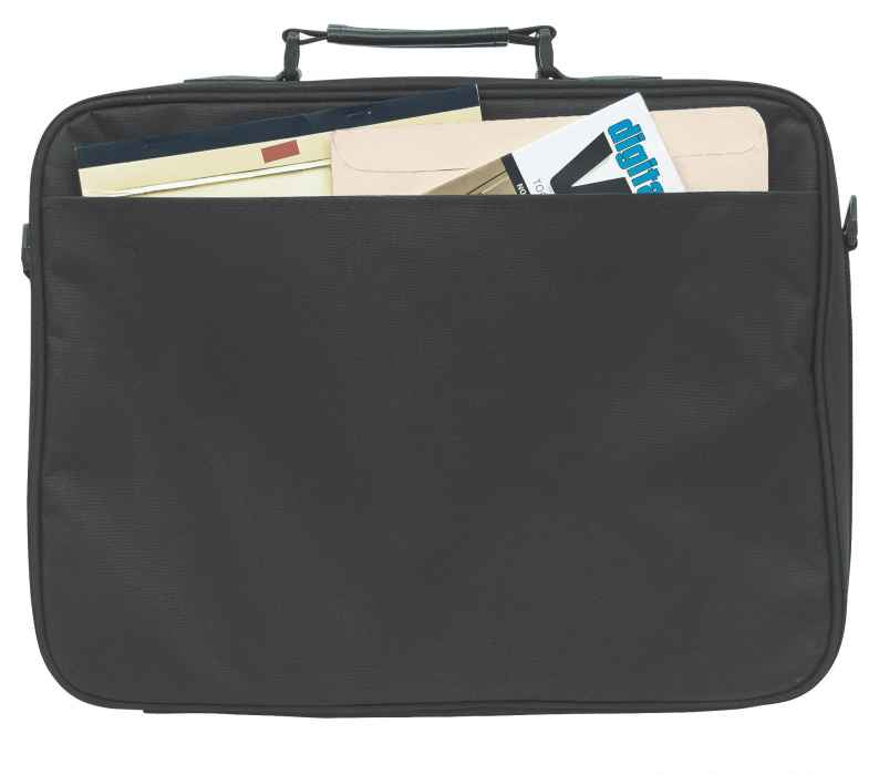 Manhattan Maletín para Computadora Portátil – Empire Laptop Monocromo 43,2 cm (17") Maletín PVC, Poliéster