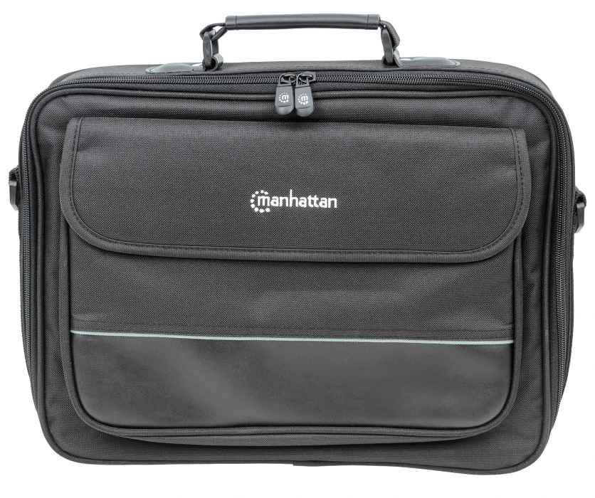 Manhattan Maletín para computadora portátil – Times Square Laptop 39,1 cm (15.4") Maletín Poliéster Negro