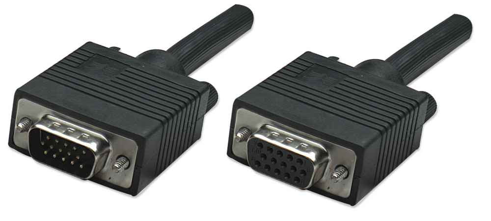 Manhattan Cable de Extensión para monitor SVGA Cable 1,8 m VGA (D-Sub) VGA (D-Sub) Macho