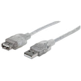 Manhattan Cable de Extensión USB 2.0 de Alta Velocidad Cable USB 2.0 USB A USB A Macho/Hembra