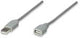 Manhattan 317238 Cable USB A USB A Macho Hembra