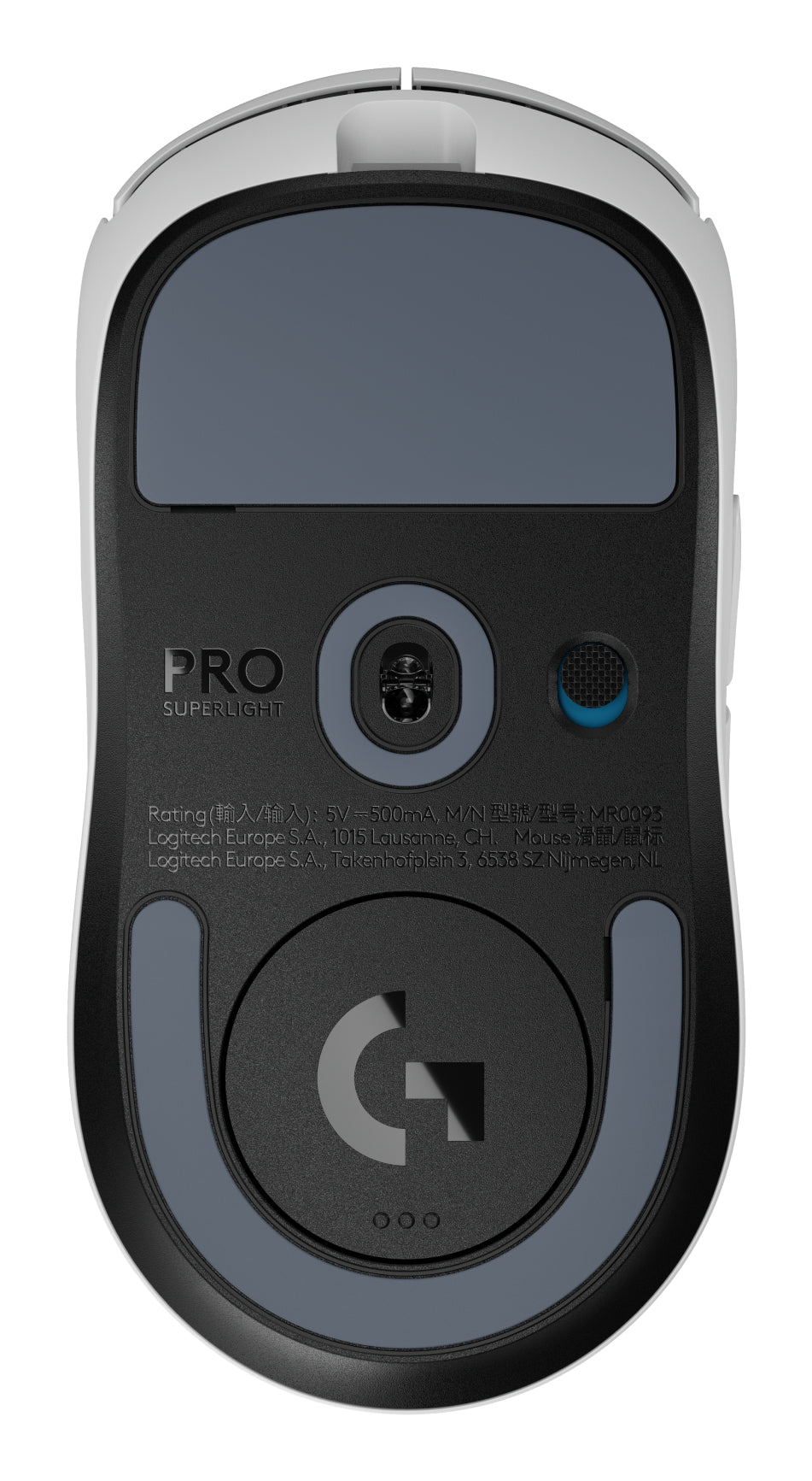 Logitech G PRO X SUPERLIGHT 2, Diestro, Óptico, RF inalámbrico, 910-006637