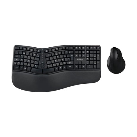 Acteck Creator Virtuos Fitt MK770 teclado Ratón incluido Universal RF inalámbrico Español Negro, Tamaño completo (100%),