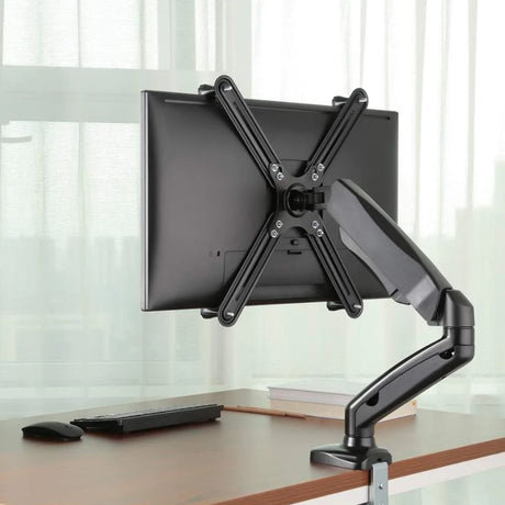Adaptador Montaje Monitor No VESA Manhattan 461870, 100x100mm, 10kg, Negro
