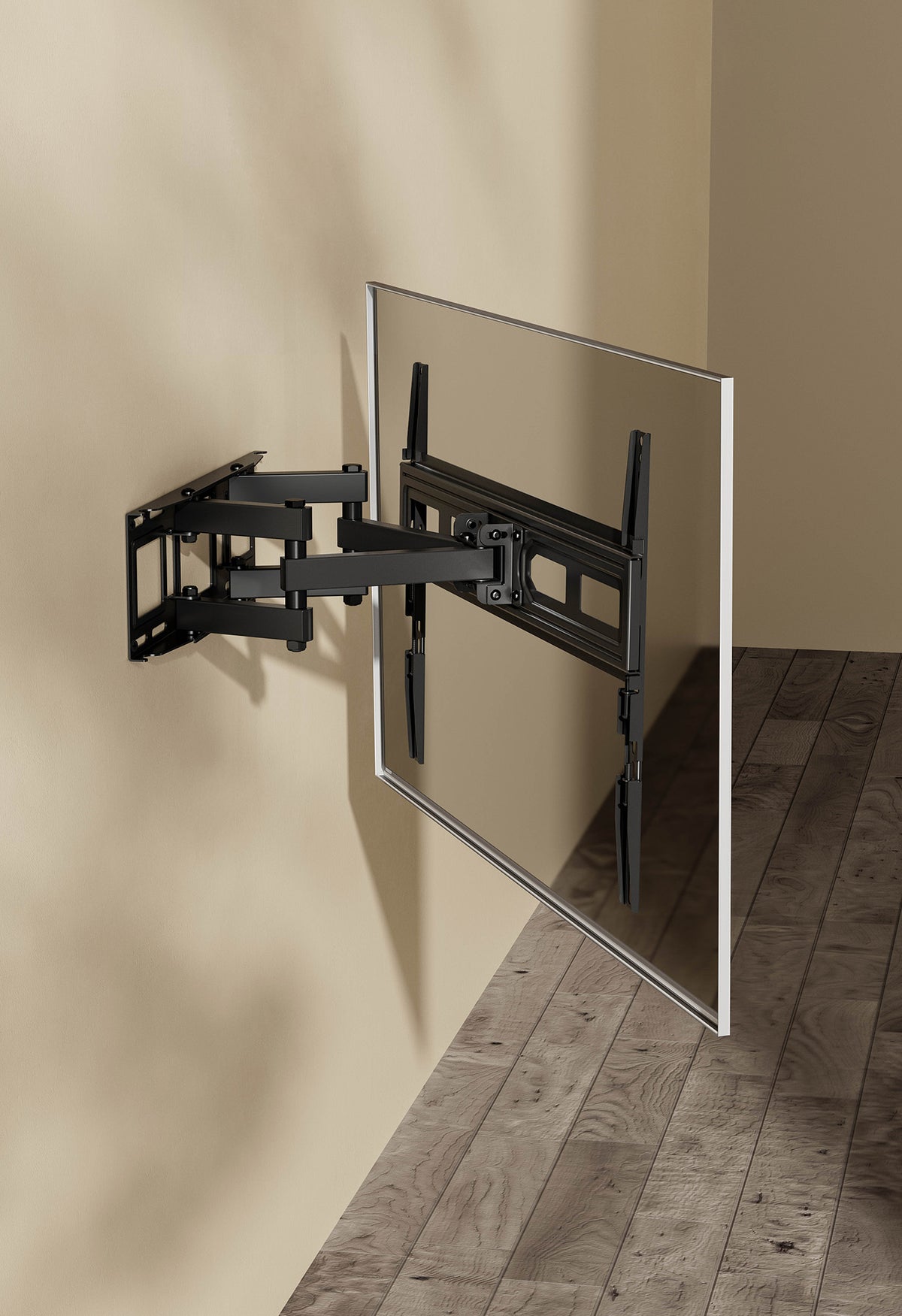 462440 - Manhattan Soporte de pared (Articulado) para TV/monitores, pantallas 32"-65", Compatibilidad VESA: de 100x100