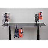 462518 - Manhattan 462518 Soportes Mando de videoconsola, Auriculares Escritorio Negro, Rojo