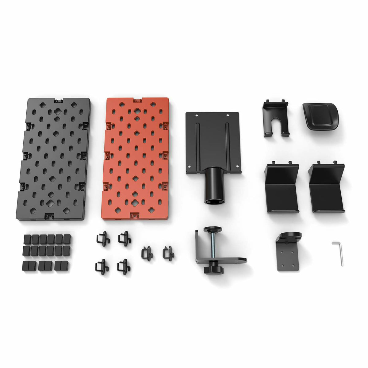 462518 - Manhattan 462518 Soportes Mando de videoconsola, Auriculares Escritorio Negro, Rojo