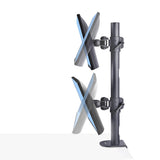 StarTech.com Soporte de Sobremesa para Dos Monitores Apilados Verticalmente de 49" 16:9 o 32:9 - Capacidad de Carga