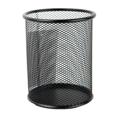 PORTA LAPICES NEXTEP NE-158G MALLA METALICA GDE, 11.5X14CM, COLOR NEGRO
