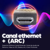 Manhattan Cable HDMI de Alta Velocidad con Canal Ethernet Cable 5 m HDMI tipo A (Estándar) HDMI tipo A (Estándar) Macho