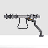 StarTech.com Brazo Soporte de Sobremesa con Travesaño para 2 Monitores - Soporte VESA para Pantallas de 27" - 75x75