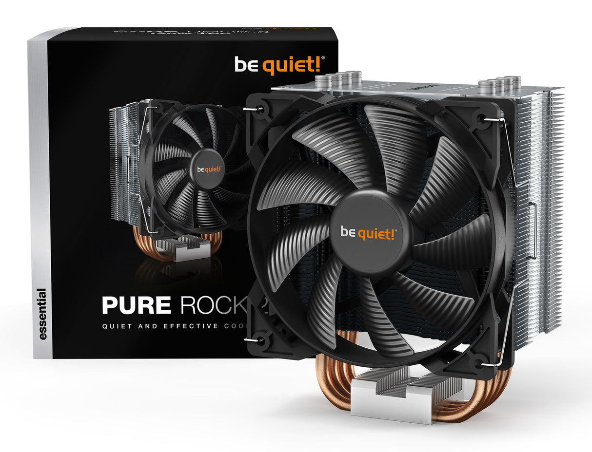 be quiet! Pure Rock 2 sistemas de refrigeración para ordenadores Procesador Refrigerador de aire 12 mm 1500 RPM