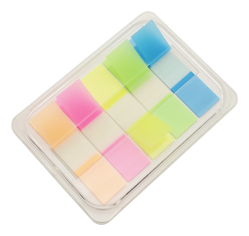 Nextep NE-051 separador Separador de libros flexible Azul, Verde, Naranja, Amarillo 100 pieza(s)