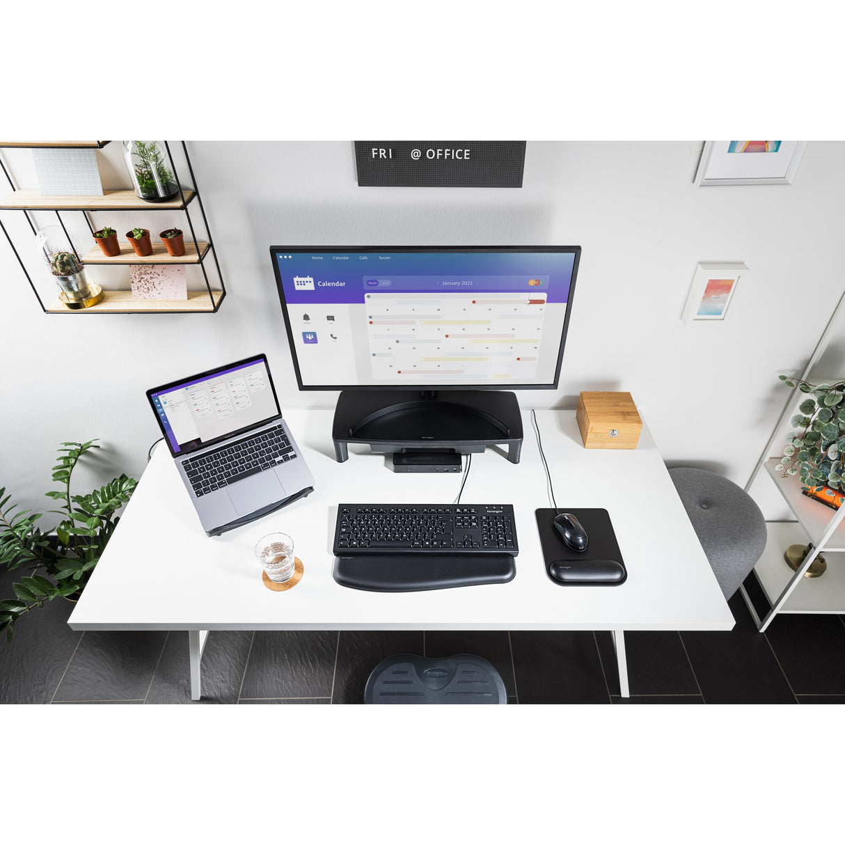 Kensington Reposamuñecas ErgoSoft para teclados estándar Accesorio Ergonómico