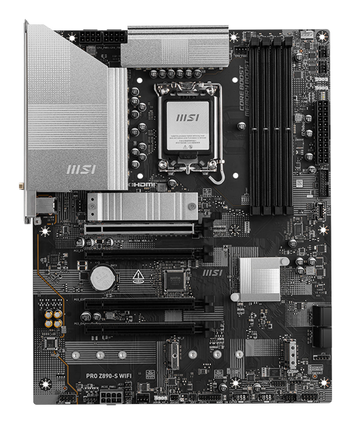 MSI PRO Z890-S WIFI placas base Intel LGA 1851 (Socket V1) Intel Core Ultra (Series 2) LGA 1851